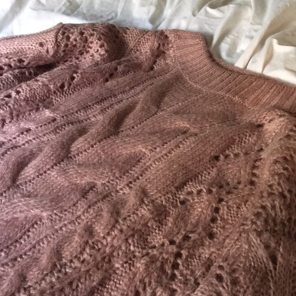Oversized “Dusty Pink” Knit Sweater - Picture 2 of 5